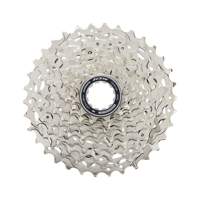 SHIMANO 4550170172565 Cassette 12 Speed 105 1134T Unisex-Adult, Silver, Size