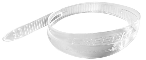 Cressi Swim Goggles Silicone Strap, Clear