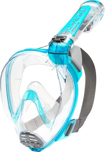 Cressi Duke Dry, Clear/Aquamarine, S/M