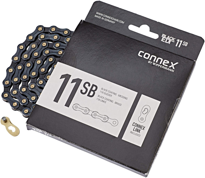 Wippermann Connex 11sB Chain 11-Speed 118 Links Black/Gold