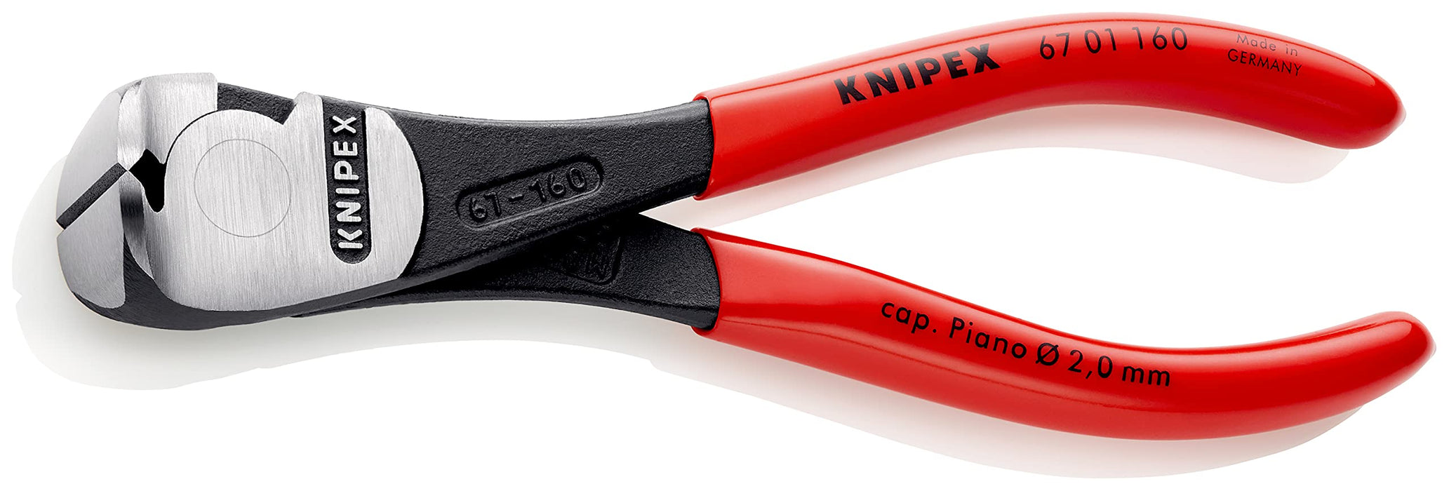 Knipex  67 01 160 SB High Leverage End Cutting Nippers 6, 3"