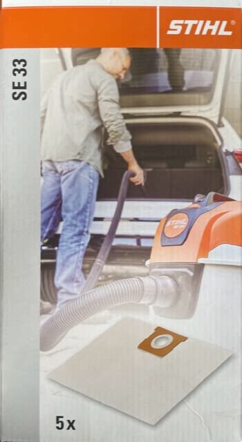 Stihl SE01-500-9000 Filter bag, SE 33, 5 pcs. in box