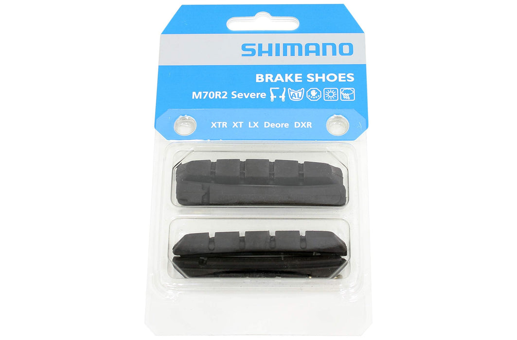 Shimano Y-8AA98212 B70R2 Brake Blocks Black
