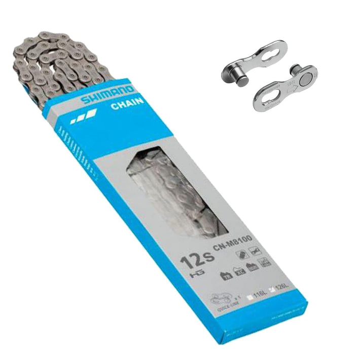 Shimano Chain 126 Maillons Quick LinkCN-M8100 12-Speed