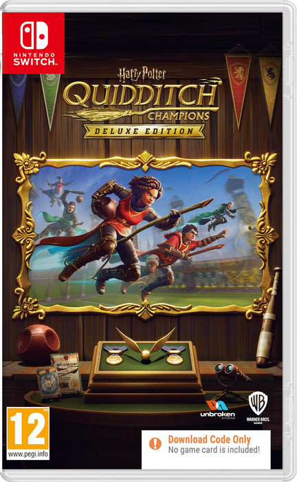 WARNER BROS Harry Potter: Quidditch Champions - Deluxe Edition (Code in a Box) Switch
