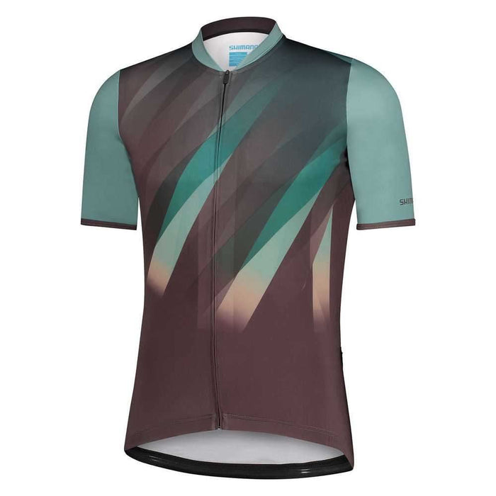 Shimano Kita S.S. Zip JerseyGreen M