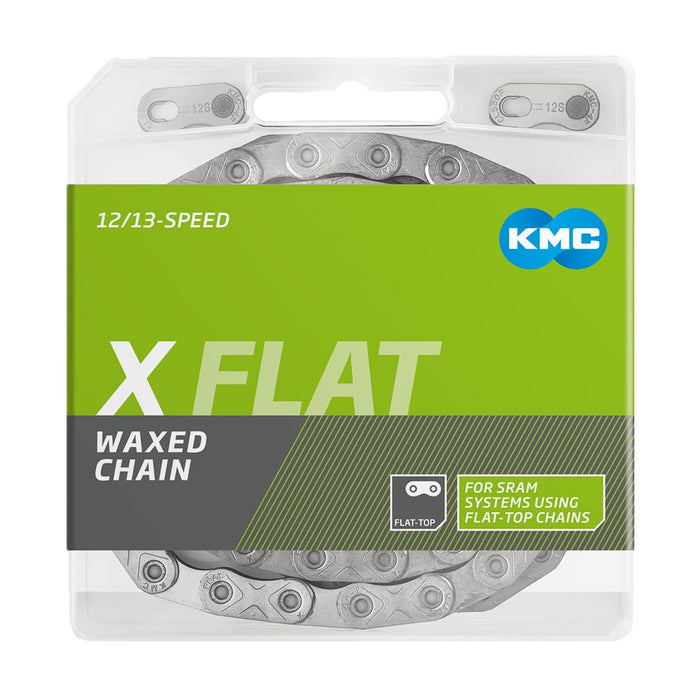 KMC BXFLATNP26W X Flat Silver x 126L-Box Waxed