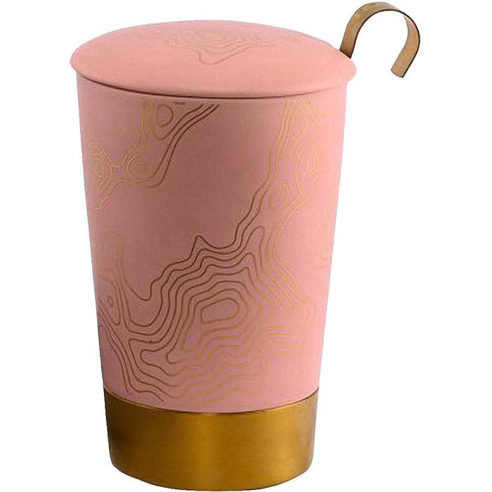 Eigenart Teaeve mug with brewer 350 ml Precious Maps Nude 80048N