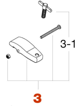 TAMA Hoop Clamp Assembly for HP200P/HP310L Drum Pedals
