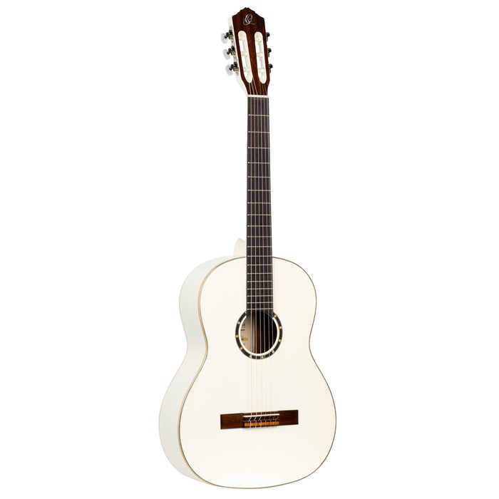 ORTEGA Family Series 4/4 Classical Slim Neck Guitar 6 String - White + Gigbag