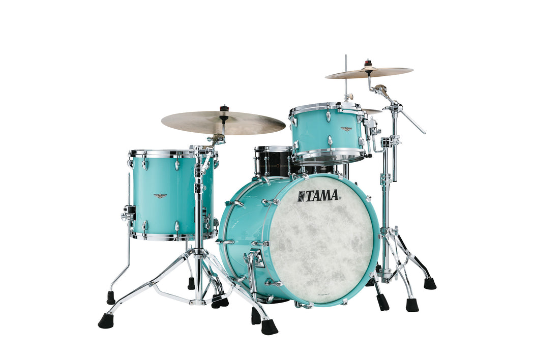 TAMA STAR Walnut Shell Kit 3 pcs - Grand Aqua Blue/Chrome HW
