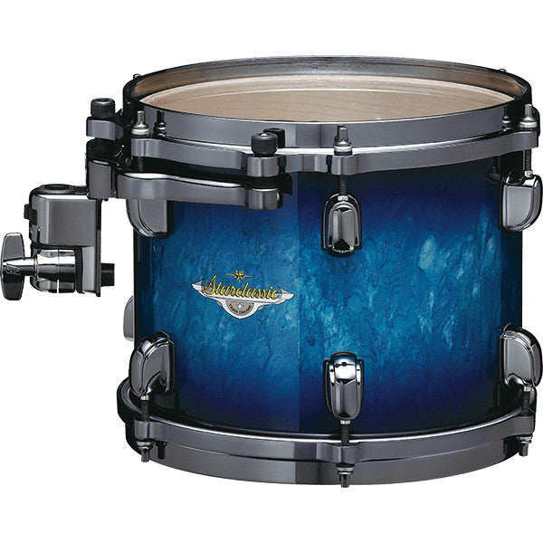TAMA Starclassic Maple Lacquer Rack Tom 8" x 6" - Molten Electric Blue Burst/Smoked Black Nickel HW