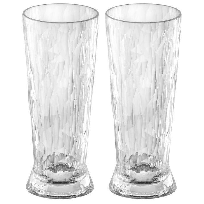 Koziol Set of 2 beer glasses Club no. 10 Crystal 4417535
