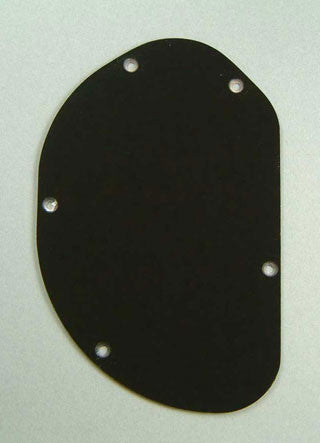 Ibanez pvc control cavity plate in black for AR2000/AR3000/AR300RE