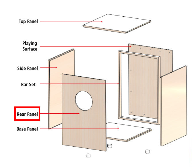 MEINL Percussion back board - for MYO-CAJ