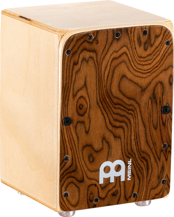 MEINL Percussion Mini Series Snare Cajon - Burl Wood