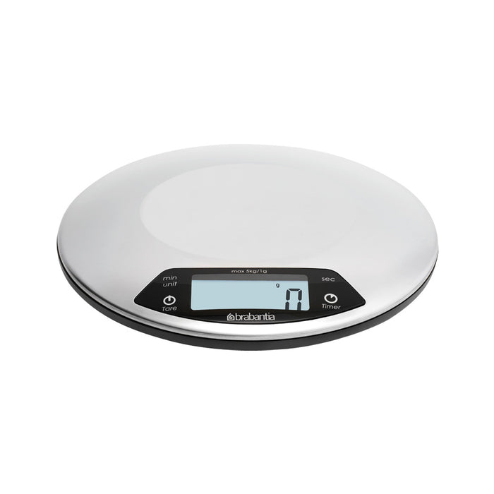 Brabantia Digital round kitchen scale with timer 48 05 60