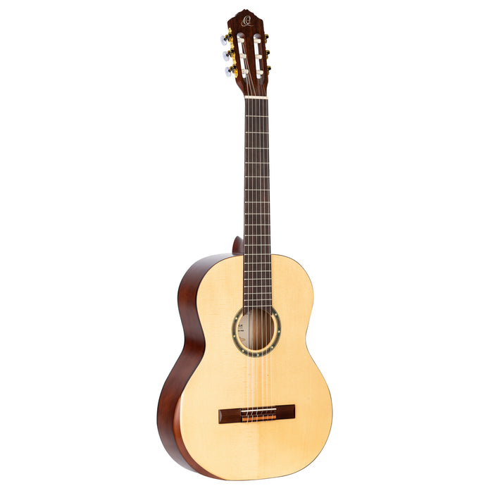 ORTEGA Student Series Pro DeLuxe 4/4 Classical Guitar 6 String - Solid Spruce / Catalpa Natural