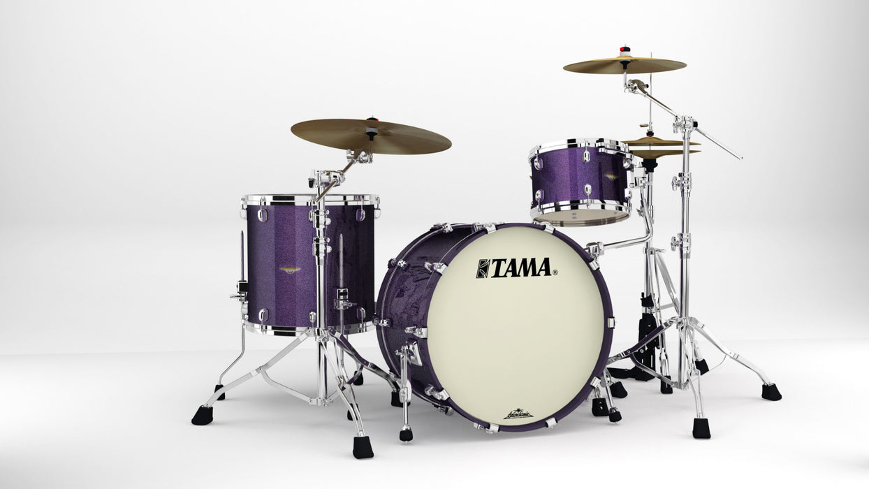 TAMA Starclassic Maple Lacquer Shell Kit 3 pcs - Deeper Purple/Chrome HW
