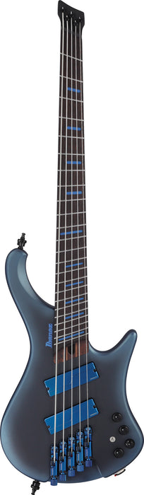 IBANEZ Bass Workshop EHB Electric Bass 5-String Multi Scale - Midnight Arctic Ocean Matte + Gig Bag