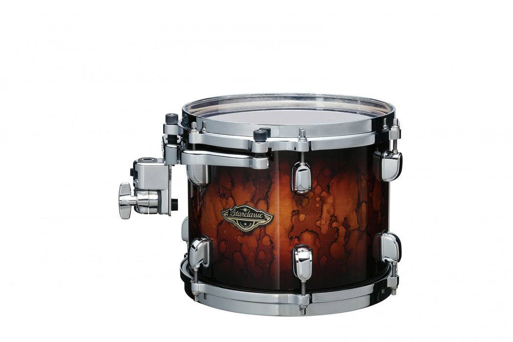 TAMA Starclassic Walnut/Birch Lacquer Rack Tom 8" x 6" - Molten Brown Burst/Chrome HW