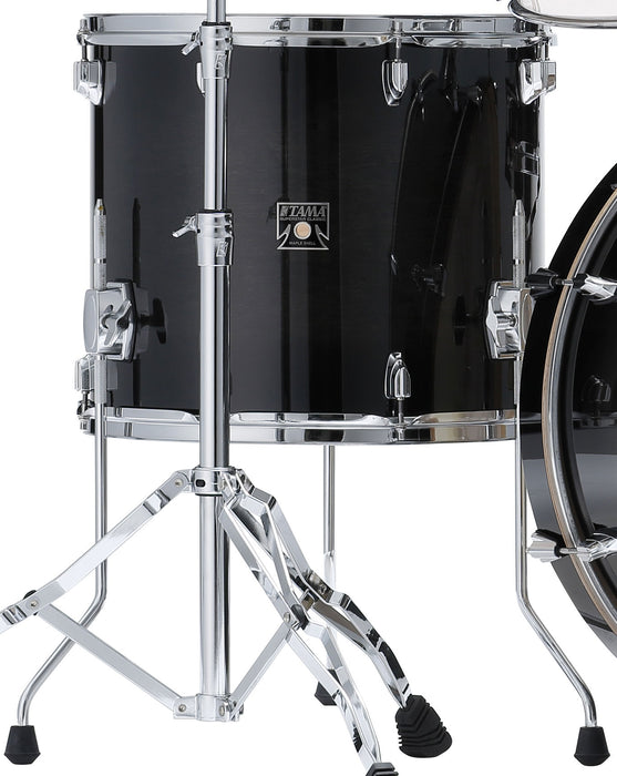 TAMA Superstar Classic Floor Tom 14" x 12" - Transparent Black Burst/Chrome HW