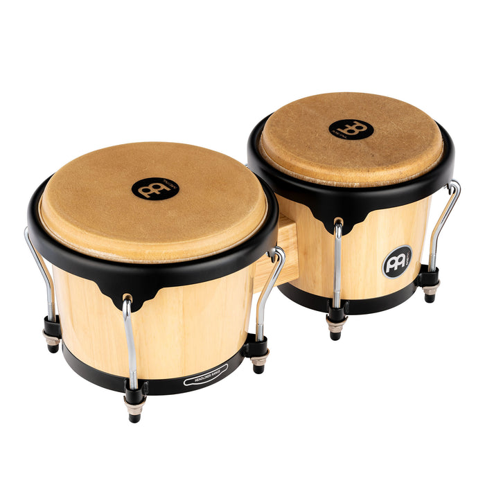 MEINL Percussion Headliner Series Wood Bongo 6 3/4" Macho & 8" Hembra - Natural