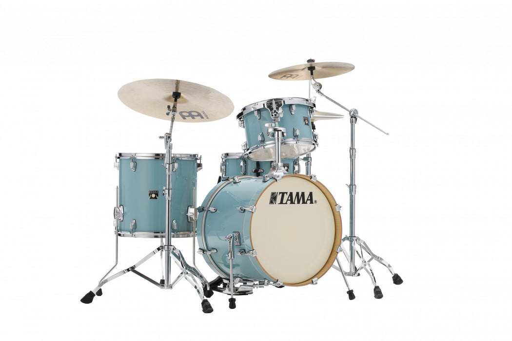 TAMA Superstar Classic Drum Set 4 pcs - Light Emerald Blue Green/Chrome HW + SM5W Hardware Kit