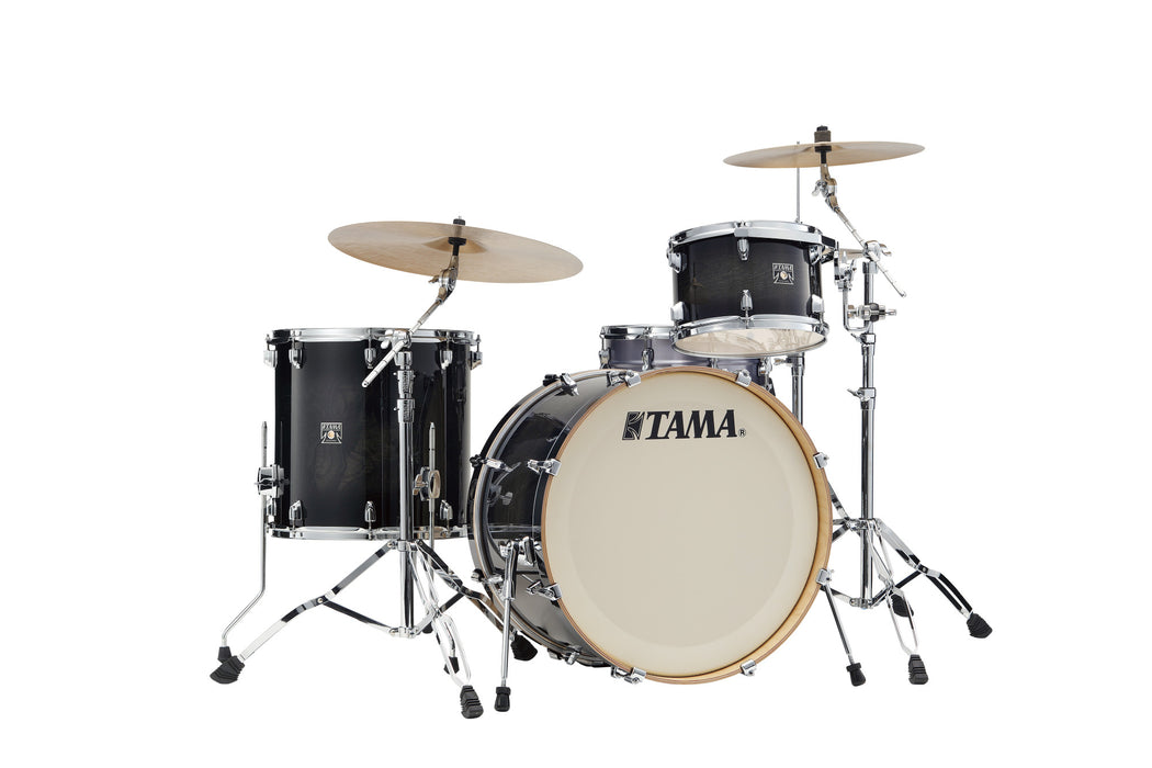 TAMA Superstar Classic Drum Set 3 pcs - Transparent Black Burst/Chrome HW + SM5W Hardware Kit