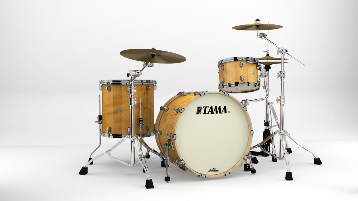 TAMA Starclassic Maple Exotic Shell Kit 3 pcs - Exotic Gloss Natural Movingui/Black Nickel HW