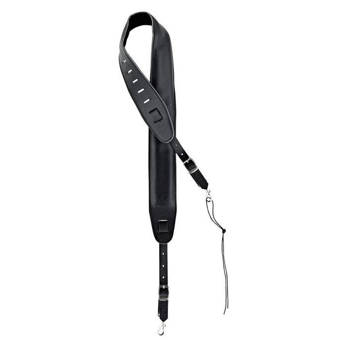 ORTEGA DeLuxe Banjo Leather Strap - Black