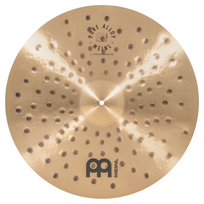 MEINL Cymbals Pure Alloy Extra Hammered Ride - 22"