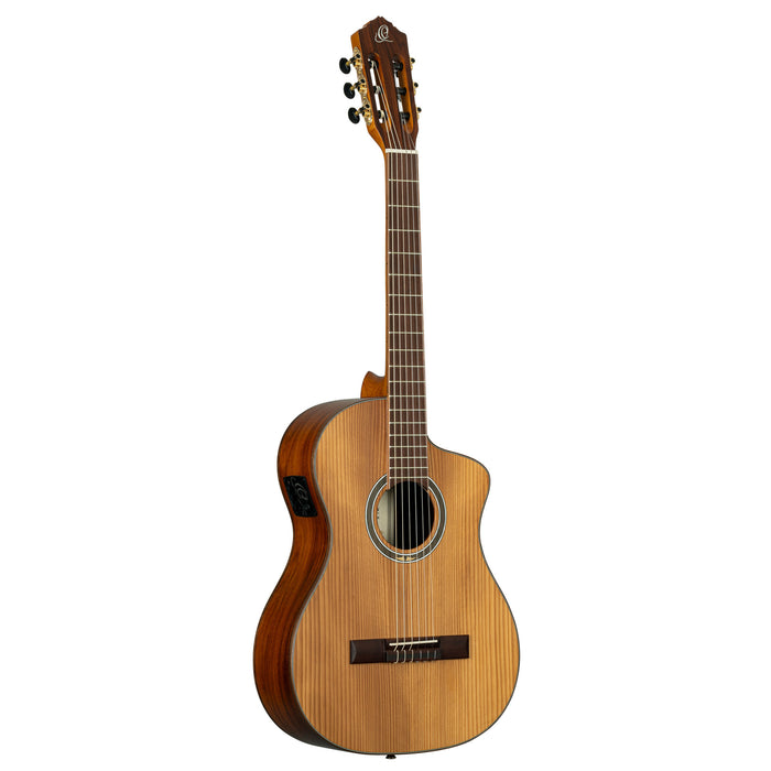 ORTEGA Thermo Series 4/4 Nylon String Guitar 6-String - Satin Dark Brown + Gigbag
