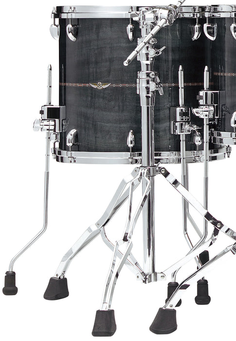TAMA Star Bubinga Floor Tom 18" x 16" - Pewter Blue Australian Acacia/Chrome HW/Inlay: Outside/Inside