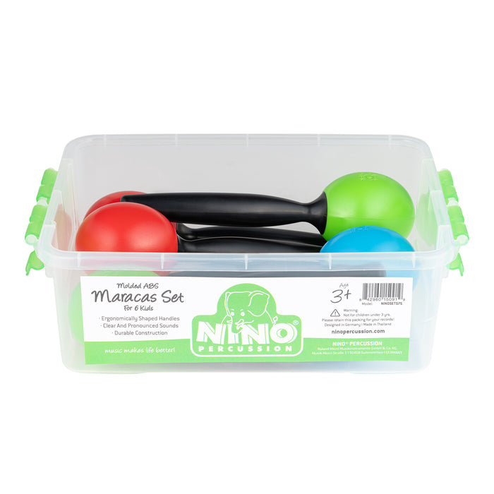 NINO Percussion Molded ABS Egg Maracas Set