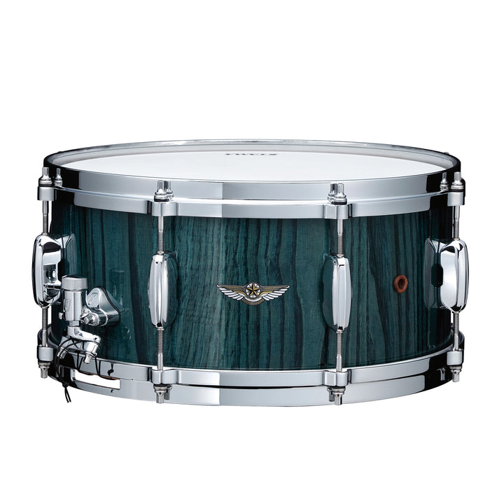 TAMA STAR Walnut Snare Drum 14" x 5,5" - Light Indigo Japanese Chestnut/Chrome HW