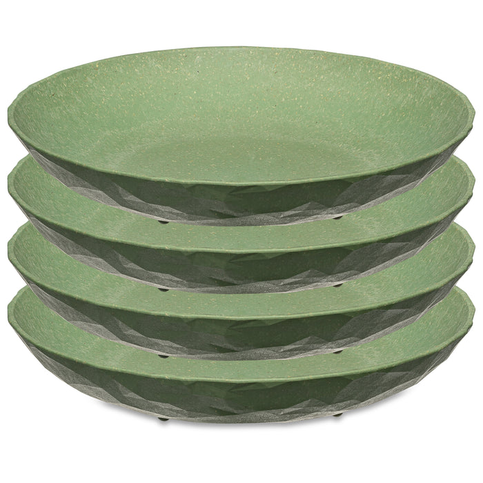 Koziol Club 220m Nature Leaf Green set of 4 plates 5006703
