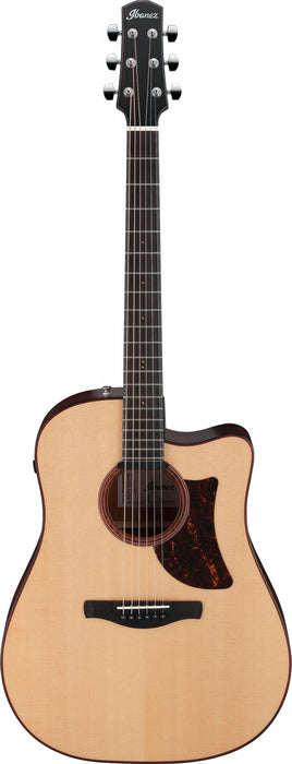 IBANEZ Advanced Acoustic Serie Grand Dreadnought Cutaway Acoustic Guitar 6 String + Preamp - Natural Low Gloss