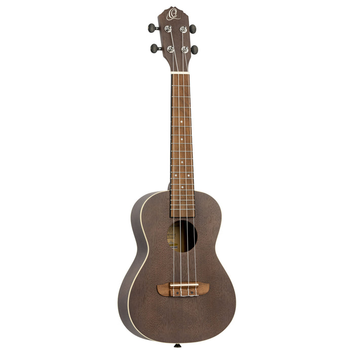 ORTEGA Earth Series Concert Ukulele 4 String - Okoume Coal Black