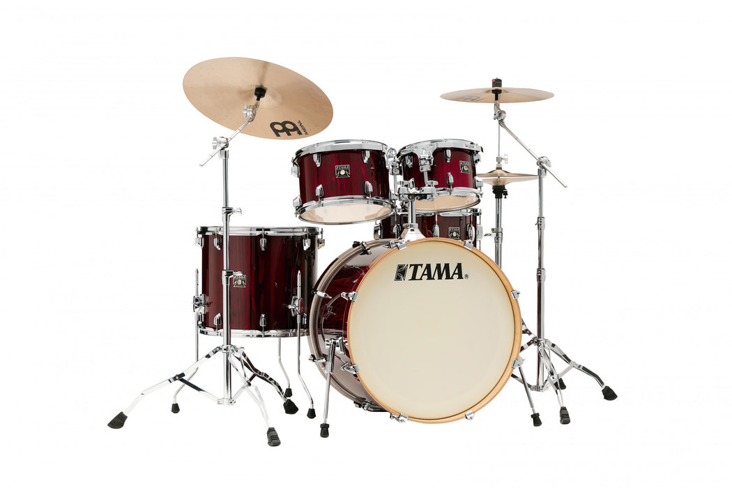 TAMA Superstar Classic Shell Kit 5 pcs - Gloss Garnet Lacebark Pine/Chrome HW