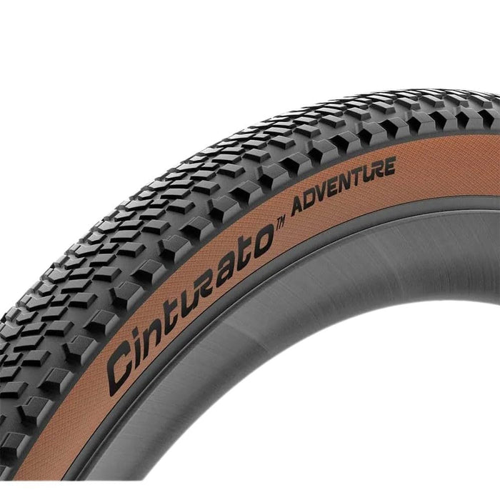 Pirelli Cinturato Adventure, Gravel Bike Tire, Folding, Tubeless Ready Clincher, Classic Tan