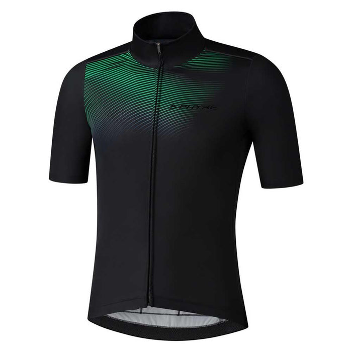 Shimano S-Phyre S.S. Wind Jacket PrintBlack/Green M