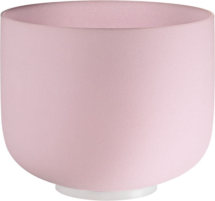 MEINL Sonic Energy Fusion Rose Quartz Crystal Singing Bowl 10" - F4/Heart Chakra/432 Hz
