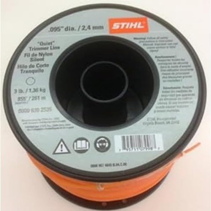 Stihl 0000-930-2535 Round quiet trimmer line 2.4 mm x 253 m,