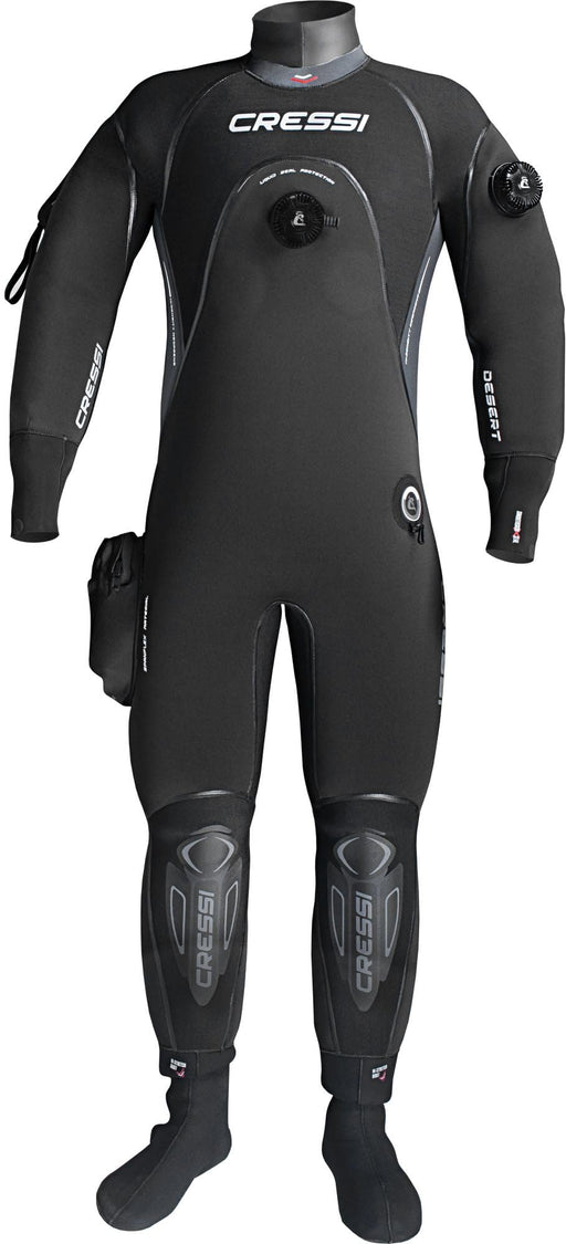 Cressi Desert 4 mm Men's Drysuits, Black, XL