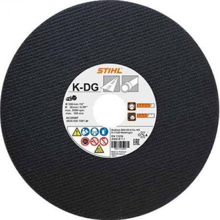 Stihl 0835-030-7001 Asphalt disc D 350 mm/14"