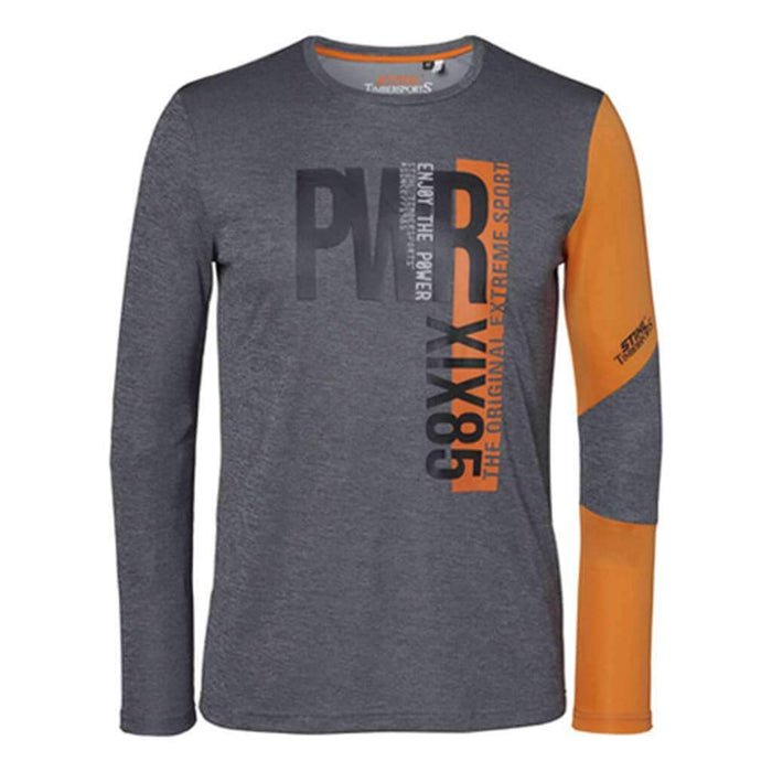 Stihl 0420-500-1256 Pullover, grey/orange, size L