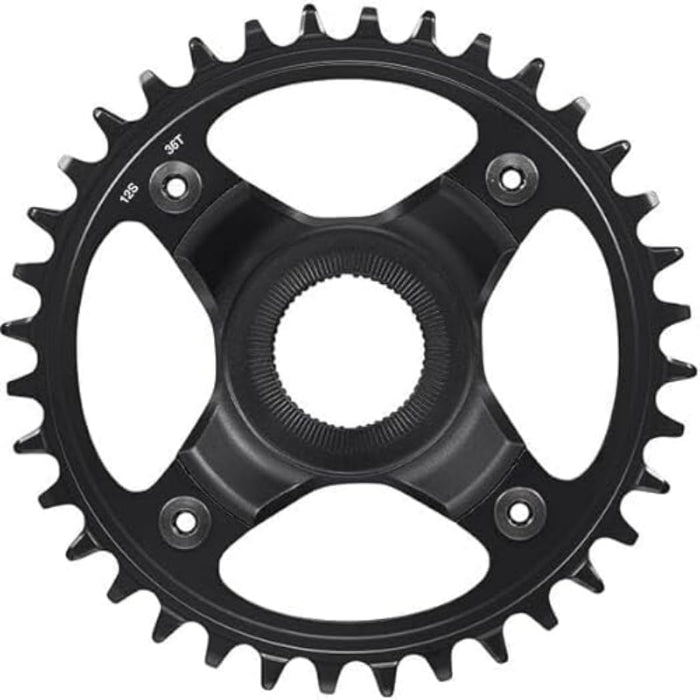Shimano Chainring 36T 55mm E-BikeSM-CRE80 w/o CG Black
