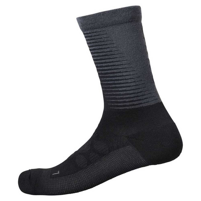 Shimano S-Phyre Merino Tall SocksBlack/Gray M-L (Size 41-44)