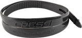 Cressi Swim Goggles Silicone Strap, Black